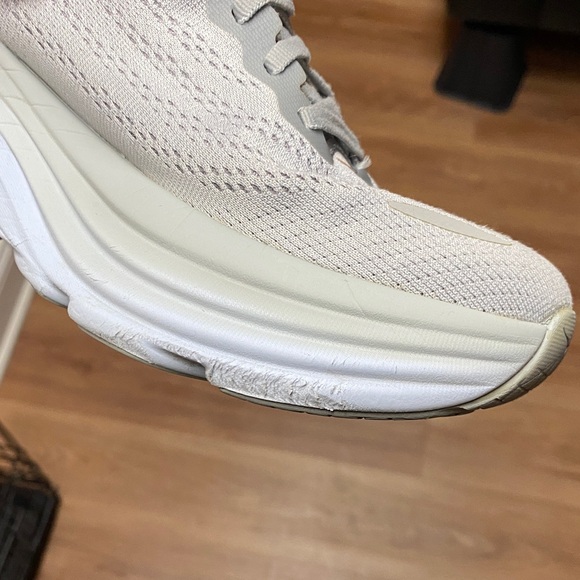 Hoka Bondi 8 Women's Running Sneakers “Harbor Mist Lunar Rock” Size 8.5 - Picture 16 of 17